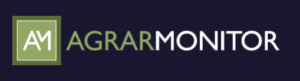 Logo mit AM in einem grünen Quadrat, daneben der Text AGRAR MONITOR auf dunklem Hintergrund.