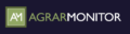 Logo mit AM in einem grünen Quadrat, daneben der Text AGRAR MONITOR auf dunklem Hintergrund.