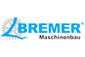 Bremer Maschinenbau-Logo mit einem blauen Zahnrad und einem stilisierten B auf weißem Hintergrund.