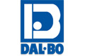 Blaues und weißes DAL-BO-Logo mit stilisierten DB-Buchstaben und dem Text DAL-BO unter der Grafik.