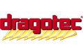 Dragotec-Logo mit fettgedrucktem rotem Text über einer Reihe von stilisierten gelben Maisköpfen.