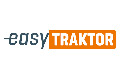 Logo mit dem Wort easy in blauer Schrift und TRAKTOR in weißer Schrift auf orangem Hintergrund.