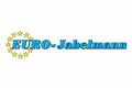 EURO-Jabelmann-Logo mit gelben Sternen, die einen Kreis auf der linken Seite des blauen Textes bilden.