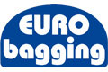 Euro Bagging Logo: blaue ovale Form mit EURO in weißer Schrift und Bagging in dunkler Schrift darunter. *(119 Zeichen)*.