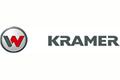 Kramer-Logo mit einem roten W in einem silbernen Kreis neben dem Wort KRAMER in grauen Großbuchstaben.