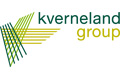 Logo der Kverneland Group mit grünen und gelben Linien, die eine abstrakte Form neben dem Firmennamen bilden.
