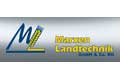 Logo für die Manzen Landtechnik GmbH & Co. KG mit stilisiertem blauen und gelben ML auf grauem Hintergrund.