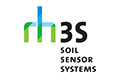 Logo mit grünem und blauem Rautenmuster, daneben Text: 3S Soil Sensor Systems auf weißem Hintergrund.