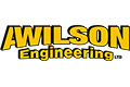 Logo mit fetter gelber Schrift AWILSON Engineering LTD auf weißem Hintergrund.