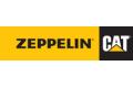Zeppelin CAT Logo mit gelben und schwarzen Farben, ZEPPELIN und CAT in fetten Buchstaben geschrieben.